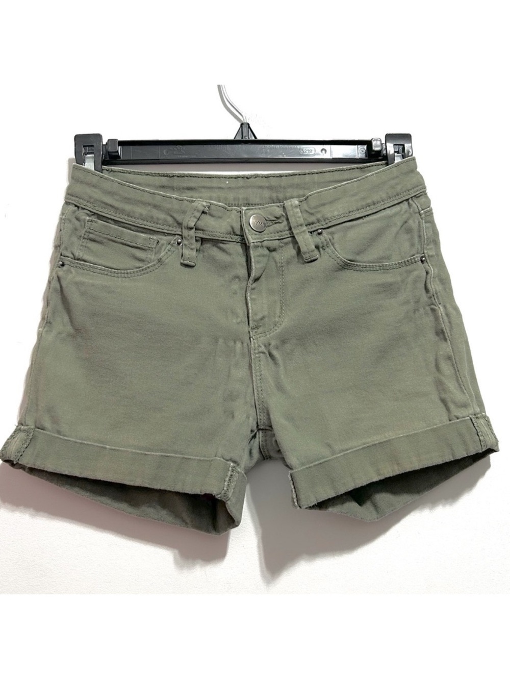 YMI Olive Green Jean Shorts Jorts